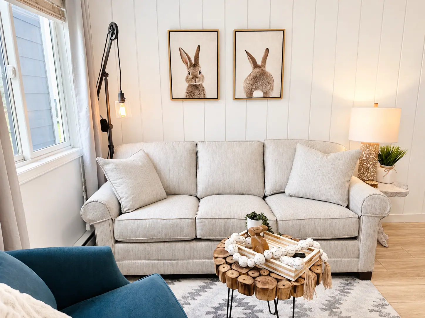 Living room at Mountain Lodge 114