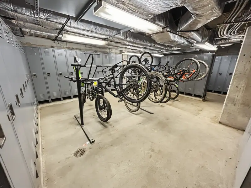 Bike storage, The Seneca building