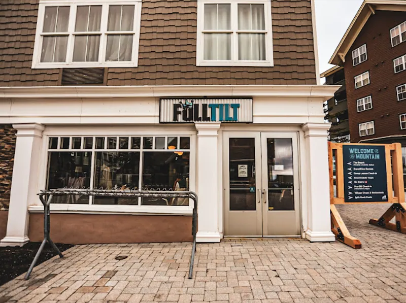 The Full Tilt storefront in the Snowshoe Village